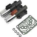 GTSP Transmission Dual Linear Solenoid with Gasket Compatible with Accord 03-07 CRV 02-11 Acura RSK 02-06 TSX 04-08 Replace for #28260-PRP-014 90428C