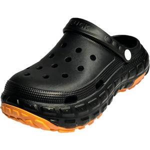 Women Men's Adult Non-Slip Clogs Garden Shoes Slip-on Outdoor Slippers (Black), 11-12 Women/10-11 Men