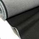 Kiran Collections-2-yard 9 oz Gray Black Denim Fabric for Sewing, Crafting |Medium-Weight Denim Fabric |Denim Fabric by The Yard |Jean Material|Denim Material|Black Jean Fabric (60''x72'')