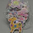Hifunwu 20 PCS 5mm Fuse Beads Boards Clear Plastic Fuse Beads Pegboards with 20 Colorful Cards, 4 Tweezers, 10 Hang Ropes, 10 Keychains, 20 Small Hoops and 10 Holders for Kids DIY Craft Beads