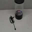 FBSPORT Jellyfish Lamp, Jellyfish Night Aquarium Tank Night Light 17 Color Changing with Remote Control for Kids Adults Home Office Decor Table Lamp Gifts for Christmas(Black, 12 inch)