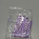 WHIPPY Women Lace-up Corset Waist Belt Transparent PVC Lace Crochet Petal Elastic Wide Belt for Dress (S: Fit Waist 27-30 Inches, Purple)