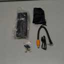 AIRSURE Tire Inflator Portable Air Compressor, High-Speed 150PSI Cordless Air Pump for Car Tires with Powerful Battery, Auto Shut-Off - Portable Tire Pump for Car, Bike, Motorcycle and Balls