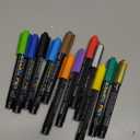 Permanent Marke Ceramics Pens 12 Colors Porcelain Paint Brush Pen for Both Glazed and Unglazed Ceramics Christmas Decoration Wine Markers for Adults