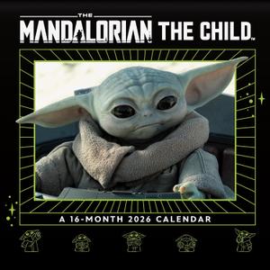 2026 Star Wars: Mandalorian - Grogu Wall Calendar