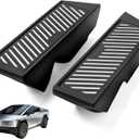 Door Storage Box Compatible with Tesla Cybertruck 2024+, Driver & Passenger Side Embedded Door Organizer, OEM Fit Interior Storage Tray, No-Drill Installation, Black (2PCS)