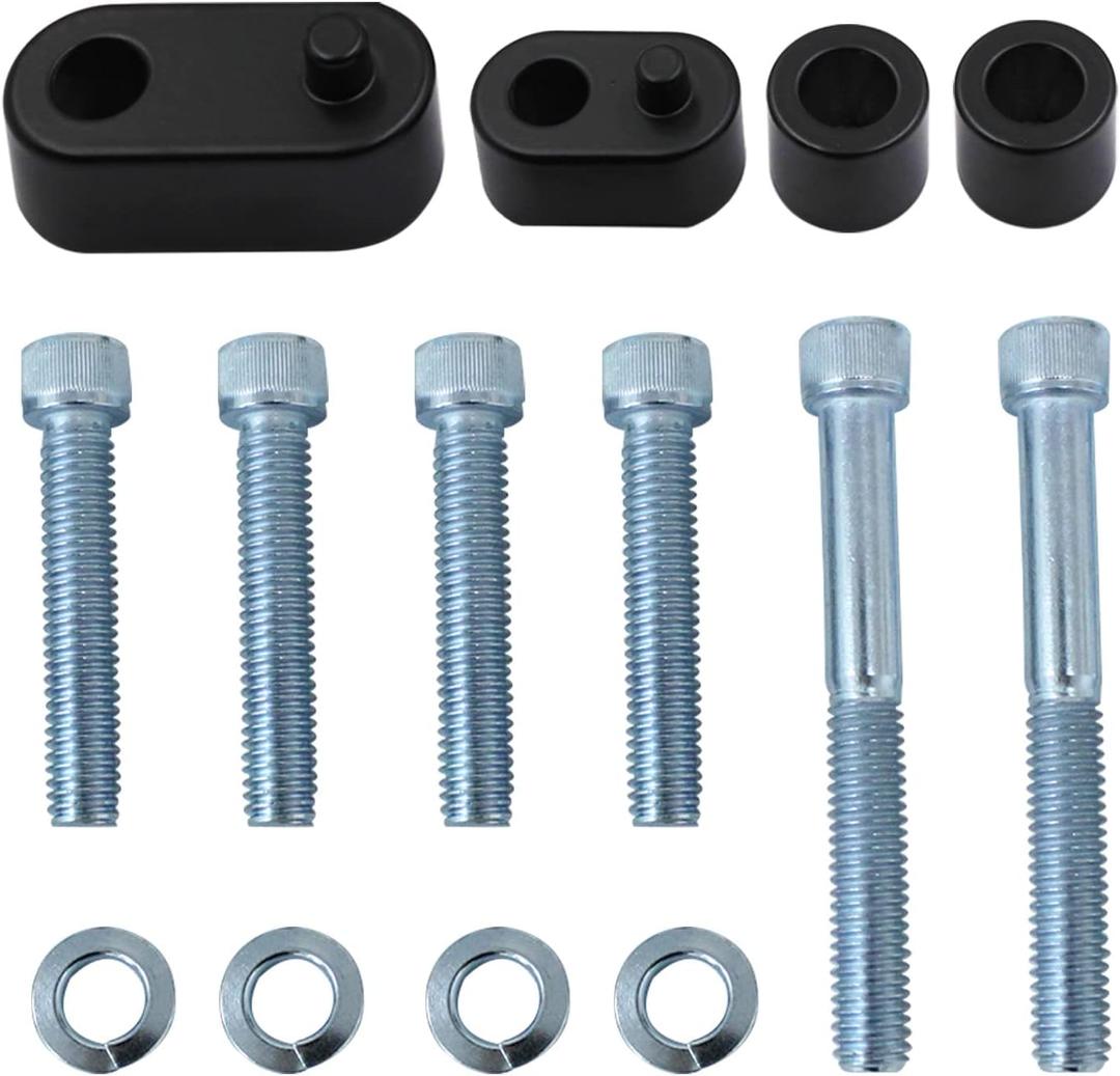 Floorboard 3/4'' Extension Spacer Kit Compatible with 2009-2023 Harley HD Touring FLHT FLHR FLTR FLHX, 2009-2013 FL Trikes