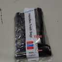 100 Count 4 Gallon Small Black Trash Bags, Durable PE Material, Handles, Breakpoints, 46x60cm