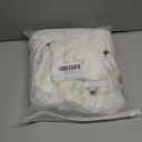 Adabana Seat Covers for Dining Room Chairs Set of 6, Removable Washable Chair Covers Seat Slipcover Protector, Beige