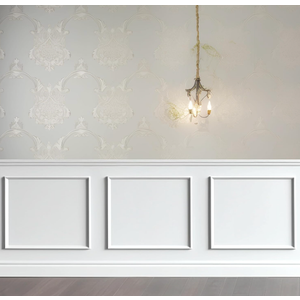 Colingmill 3 Set Accent Wall Molding Kit Premade Wainscoting Panels Wall Molding Peel and Stick Panel White Pre Cut Trim for Walls Picture Frame Molding for Home Decoration(31.5x31.5 Inch)