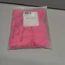 Women's Bodycon Mini Skirt Ruched Mesh Stretch Sexy Skirts (Pink, L)