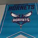 Charlotte Hornets Flag NBA 100% Polyester Indoor Outdoor National Basketball Association Team Flags  18" X 24"
