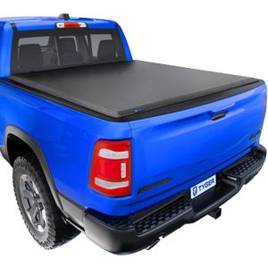 Tyger Auto T1 Soft Roll-up Truck Bed Tonneau Cover Compatible with 2019-2025 Ram 1500 New Body (Not Fit 19-25 Classic) | 5'7" (67") Bed | TG-BC1D9046