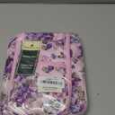 PAVILIA Toiletry Bag Travel Bag for Women Men, Hanging Cosmetic Organizer, Water Resistant Makeup Bag for Accessories Toiletries, Large Travel Essentials Kit (Floral Pink) (Standard (9x4x9))