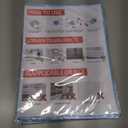 7 x MISS FANTASY Christmas Window Clings Decorations, 10 Sheets Merry Christmas Scene Window Stickers for Glass Window Snowflakes Decals White Winter Snow Scene Xmas Decorations for Home Indoor