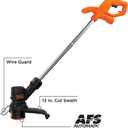 BLACK+DECKER String Trimmer and Weed Wacker, Electric Corded Weed Eater, 13-Inch Cutting Deck, 4 Amp Motor, Lightweight (BEST935), One Size