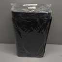 N. NETDOT Bathroom Trash Can with Lid 3 Pack Set, 2 Packs 4 Gal Slim Kitchen Trash Bin and 1 Pack 2.6Gal Garbage Can, Small Trash Can/Trash Bin/Waste Basket for Bedroom (Black, Pack of 3)