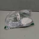 NBUUNBU Clear Strappy Heels For Women Transparent Ankle Strap Platform High Heeled Sandals Sexy Stiletto Comfortable Crystal Dress Shoes Adjustable Buckle Open Toe Pump Mules 40