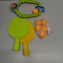 Hanging Table Tennis Trainer Portable Set, 1 Pcs Trainer 6 Balls Door Pong Game for Kids with Racket and Balls, Adjustable Hanging Table Tennis Trainer