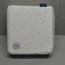 HARBOREST Cooling Cube Pillow - Side Sleeper Pillow for Neck and Shoulder Pain, Memory Foam Pillow Cube Pro with Adjustable Firmness,12"x12"x5" (White-ice)