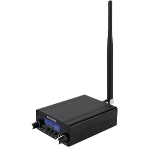 Retekess TR508 FM Transmitter for Church, FM Broadcast Transmitter, Long Range FM Radio Stereo Station with 3.5mm Mic Audio Jack for Drive in Movie, Parking Lot, Home, Library, Fcc Certified