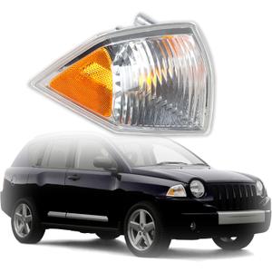 munirater Front Marker Signal Blinker Corner Parking Light Passenger Side Replacement for 2007-2010 Compass
