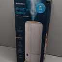 Homedics Ultrasonic Humidifier - Large Deluxe Air Humidifiers for Bedroom, Plants, Office - Top-Fill 1.47-Gallon Tank, Cool Mist, Essential Oil Pads and Built-In Timer, 3 Speed Settings, White