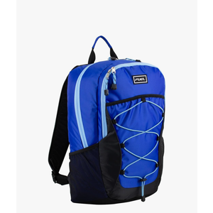 FUEL Rider Sport Hiking Backpack Laptop Travel Carry On Luggage Daypack Bag, Bungee for Travel, Leisure, Outdoors, Blue