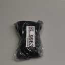 FantaLook Short Black Purple Cosplay Wig with 2 Buns for Halloween Party Costume