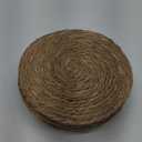 GENMOUS Woven Placemats Set of 10,12" Round Placemats Natural Water Hyacinth Boho Placemats,Farmhouse Rattan Chargers for Dinner Plates,Rustic Braided Wicker Table Mats for Dining Table,Home,Wedding