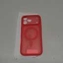 TOCOL for iPhone 17 Pro Max Case, Full Camera Protection, Builtin Magnetic Ring, Compatible with Magsafe Charger, Translucent Matte Phone Case for iPhone 17 ProMax 6.9 inch (Red)