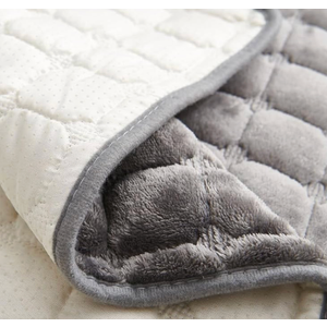 Grey Throw Blanket for Couch and Bed- Super Soft and Warm 3D Checkered Fluffy Fuzzy Fleece Blanket, Luxurious Plush Cozy Blanket for Room Decor Spring, 35"x64" Inches