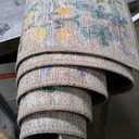 Loloi Rifle Paper Co. Maison Collection MAO-07 Khaki 5'-0" x 7'-6", .19" Pile Height, Area Rug