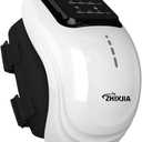 ZHIXJIA Knee Massager Smart with Heat, Red Light and Massage Therapy, 3 Vibration Modes and 3 Heating Levels, 2026 Updated Edition, LED Vitality Joints Knee Massager, Gifts for Grandma & Grandpa, White