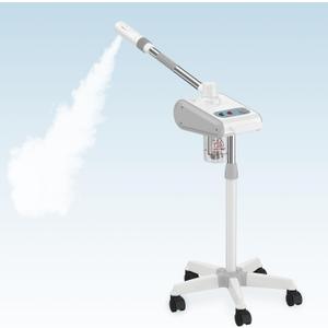 Professional Nano Ionic Facial Steamer with Ozone 700ml Large Capacity Stand Facial Steamer for Deep Pore Cleansing, Hydration and 60 Min Timer for Salon, and Home Skin Care Use