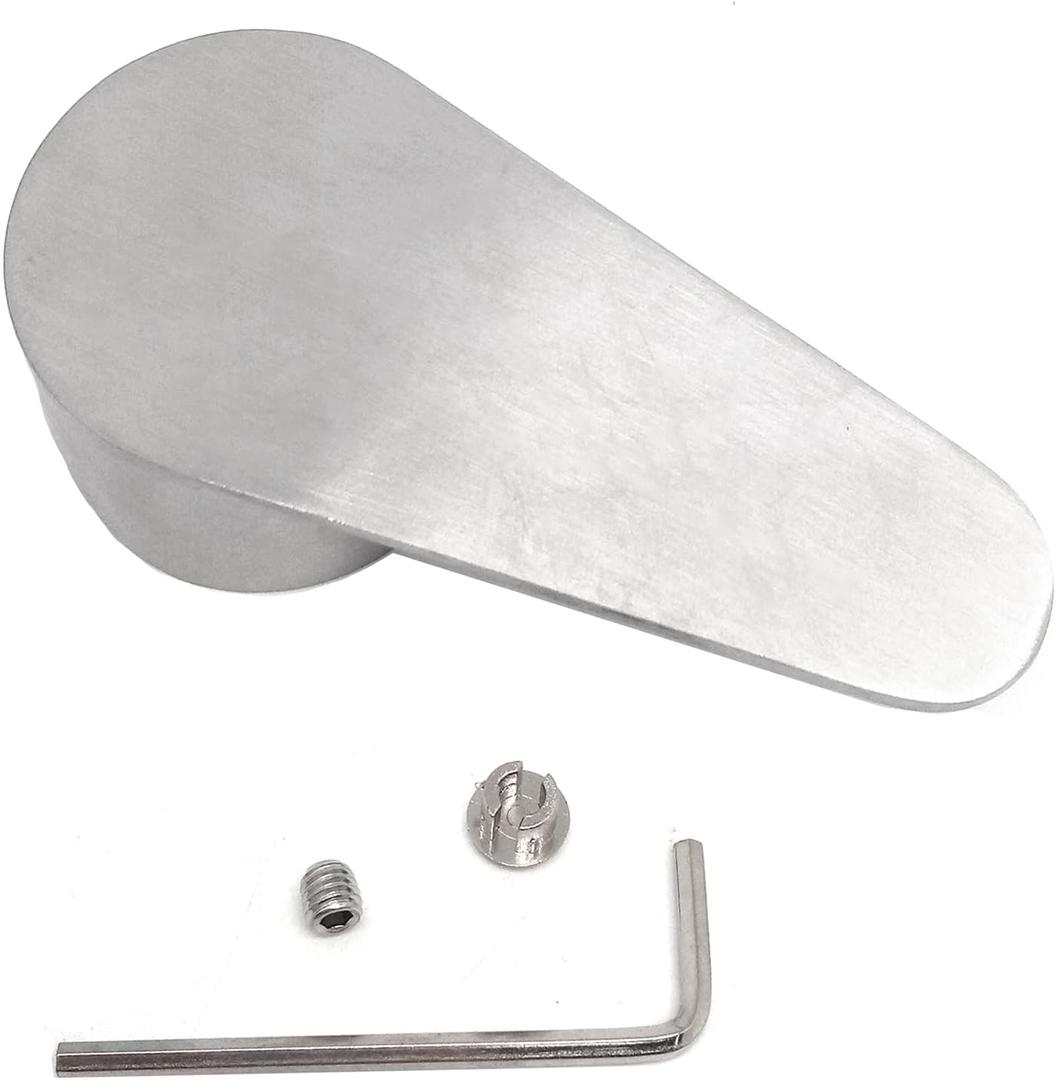 2Pcs Stainless Steel Single Lever Handle Kit,Faucet Handle for Single Handle Faucet (#1)