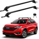 Universal Car Roof Rack, 42.91in-44.88in Adjustable Roof Rack Cross Bars for Canoe, Kayak, Bike, and Luggage 165lbs Load Capacity, Roof Rails with Theft Lock for Bare Roof Cars