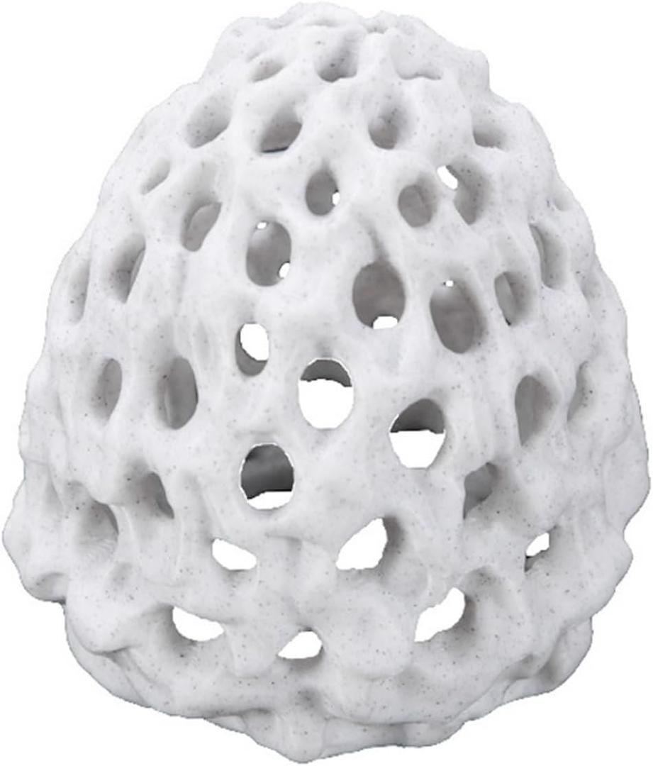 Shrimp Dome Hide with Suction Cup - Ideal Aquarium Ornament for Shrimp, Guppy & Betta Fish Hiding and Resting White