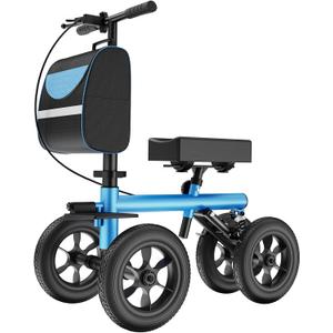 Mobility All Terrain Knee Scooter Walker for Foot Injuries - Adult
Adult Broken Leg Crutch Cart Roller for Surgery, Kneeling Rolling Steerable Seated Wheel Scooter Aid