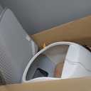 MeoWant Automatic Cat Litter Box, Large Opening Self Cleaning Litter Box with Safety Protection for Multiple Cats, App Control, Odor-Free, 75L Space, Yellow