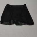 ODASDO Women's Pole Dance Outfit Rave Shorts Ruffle Panties Skirt Mesh Booty Bottoms Hot Pants Workout Clubwear (X-Large, Black)