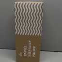 Cushion Lab Travel Deep Sleep Pillow  Compact Memory Foam Neck Pillow for Sleeping, Portable Pillow for Hotels, Camping, Side & Back Sleepers, On-The-Go  Calm Grey