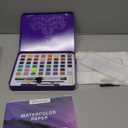 ARTISTRO Watercolor Paint Set – 48 Vivid Colors in Portable Box, Including Metallic & Fluorescent Shades – Travel Art Kit for Artists, Hobbyists & Painting Lovers (Premium Home)