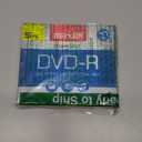 Maxell 638002 DVD-R Discs, 4.7GB, 16x, w/Jewel Cases, Gold, 5/Pack
