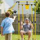 A11N SPORTS Splash Bucket Game - Water Dunk Play for Teens & Adults, Oversized Backyard Soaking Fun, Alternative Dunk Tank for Carnivals & Summer