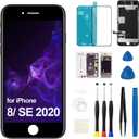 for iPhone 8 Screen Replacement 3D Touch LCD for iPhone SE 2020 Incell Display Digitizer Full Assembly Repair Tool Kit A1863 A1905 A1906 A2275 A2296 A2298 4.7 inch