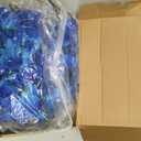 Hanaive 42 Pcs Blue Orchids Artificial Flower Vase Fillers for Floating Candles Wedding Table Centerpiece Blue Orchid and Unscented Floating Candles for Wedding Table Christmas Party Home Decoration