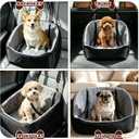 Dog Car Seat for Small/Medium Dogs, Dog Booster Seat with Washable Cover