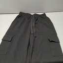 Cargo Sweatpants for Women with Pockets Casual Baggy Joggers Pants Travel Outdooors Hiking Gym Workout Pants (Small, Black)