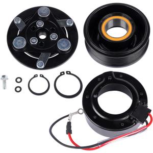 AC Compressor Clutch Kit Replacement for Buick Rainier Chevy Trailblazer GMC Envoy XL Olds Bravada Isuzu Ascender 4.2L L6 2002-2009 88892743 25825339